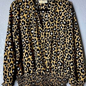 Michael Kors leopard print shirt